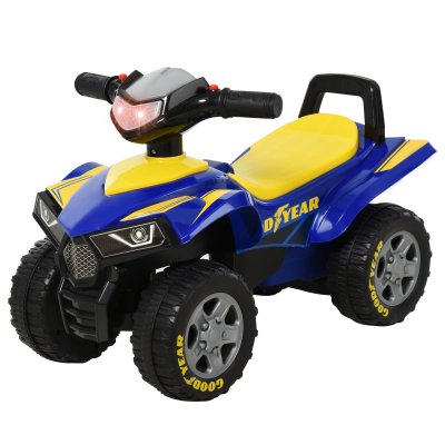 HOMCOM Porteur enfants quad 18-36 mois effets lumineux et sonore