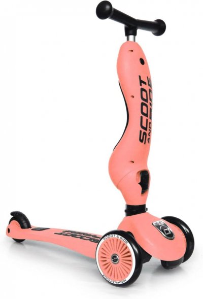 SCOOT & RIDE Porteur &eacute;volutif en trottinette Highwaykick 1 p&ecirc;che