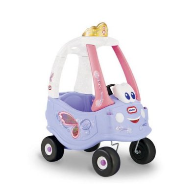 LITTLE TIKES Porteur Trotteur Cozy Coupe Fairy Voiture enfant Portes Kla on et Planch