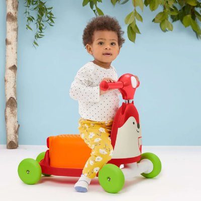 SKIP HOP Porteur, trotteur, trottinette &eacute;volutive 3-en-1 renard