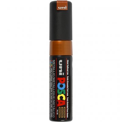 UNI BALL POSCA Marqueur Pte large biseaut&eacute;e POSCA PC8K 8mm Bronze