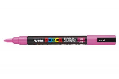 POSCA   marqueur &agrave; pigment pc-3m, rose noir