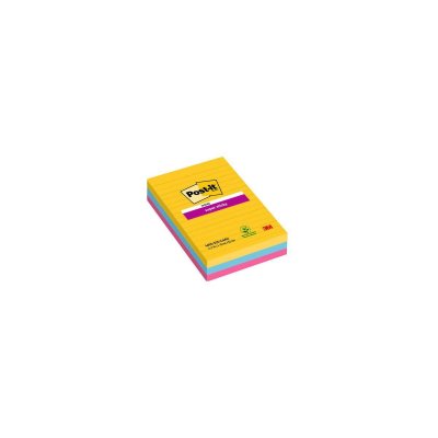 POST IT POST-IT Lot de 3 bloc-notes Super Sticky - Couleurs Rio