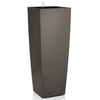 LECHUZA Pot carr&eacute;  Alto Premium anthracite m&eacute;tallis&eacute; 40 x 40 x h.105 cm