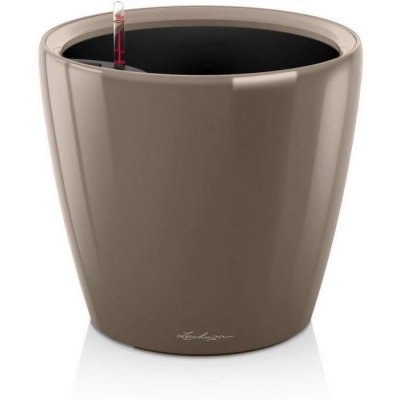  Pot de fleur LECHUZA Classico Premium LS 50 - kit complet, taupe brillant 
