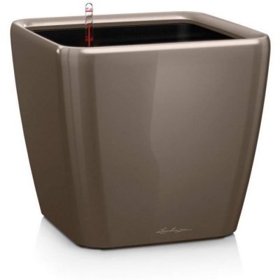  Pot de fleur LECHUZA Quadro Premium LS 50 - kit complet, taupe brillant 