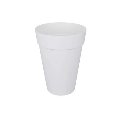 ELHO Pot de fleurs rond Loft Urban High &Oslash; 35 x H.45 cm - Blanc