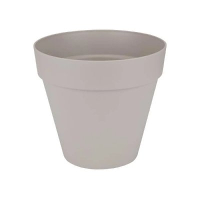 ELHO Pot de fleurs rond Loft Urban - &oslash; 30 cm - Gris chaud - 