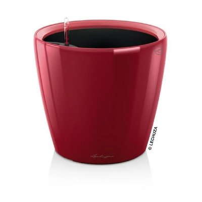 LECHUZA Pot  Rouge polypropyl&egrave;ne Rond