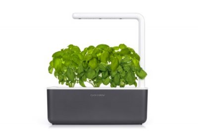 CLICK AND GROW Potager d'int&eacute;rieur connect&eacute;  Smart Garden 3 Gris