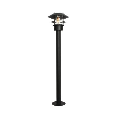 ELSTEAD LIGHTING Potelet ext&eacute;rieur e27 max 60W noir Helsingor ELSTEAD