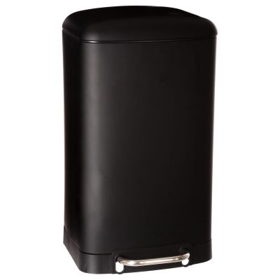 FIVE SIMPLY SMART Poubelle &agrave; p&eacute;dale Ariane - 30 L - 34 x 32 x 61 - Noir