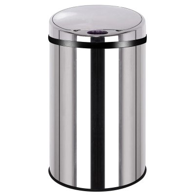 KITCHEN MOVE Poubelle de cuisine automatique en acier inox avec seau 30L
