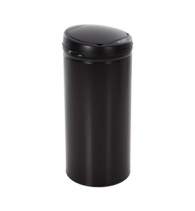 HAILO Poubelle de cuisine automatique plastique noir mat, 42 l - Selekta
