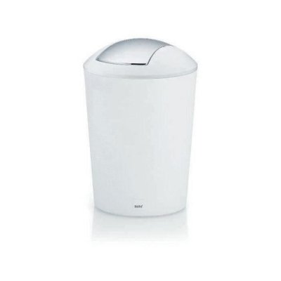 KELA Poubelle de salle de bain Marta  - 5 L - Blanc