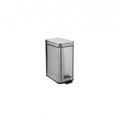 PARIS PRIX Poubelle rectangle - 5 L - Inox 
