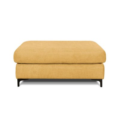  Pouf Fiesole Tissu Jaune - Jaune