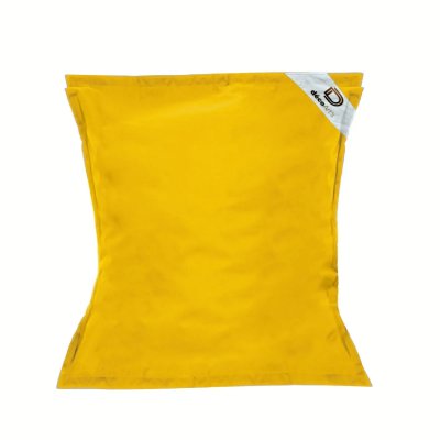 DECO ARTS Pouf G&eacute;ant XXL D&eacute;houssable, Flottant pour Piscine,  Jaune