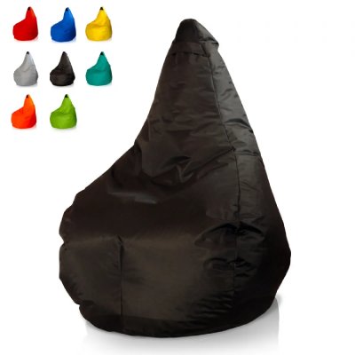 BEACH AND GARDEN DESIGN Pouf poire color&eacute; ext&eacute;rieur jardin imperm&eacute;able amovible summer