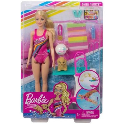 BARBIE Poup&eacute;e  Dreamhouse Adventures Swim 'n Dive Mod&egrave;le al&eacute;atoire