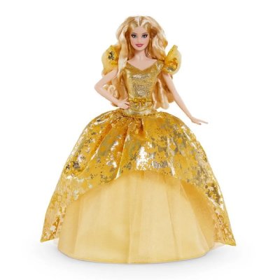 BARBIE Poup&eacute;e  f&ecirc;te No&euml;l 2020 Blonde