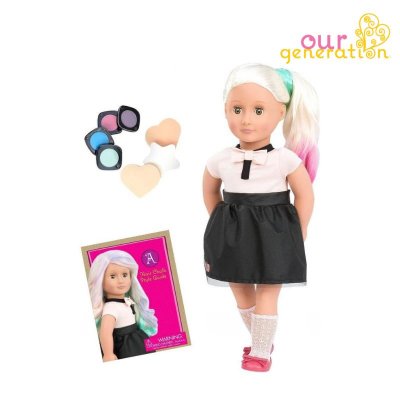 BUKI Poup&eacute;e Craie Amya - Our Generation Multicolore