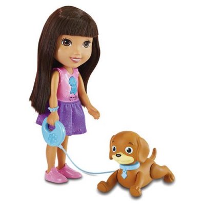 FISHER PRICE Poup&eacute;e Dora et son chiot savant Fisher-Price