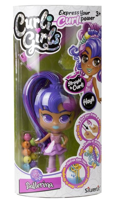 SILVERLIT Poup&eacute;e magique  curligirls hayli FC-1-14859178