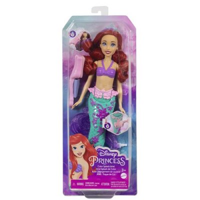 DISNEY PRINCESSES Poupee manequin ariel sirene cheveux magique HLW00