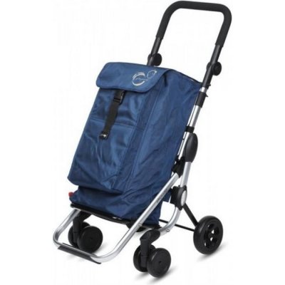 PLAYMARKET Poussette de march&eacute; 4 roues 40l bleu - 24910C217 - 