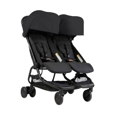 MOUNTAIN BUGGY Poussette Double  Nano Duo - Black