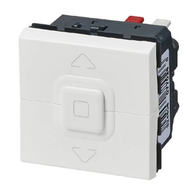 LEGRAND Poussoir pour commande centralis&eacute;e volets roulants Mosaic - Blanc