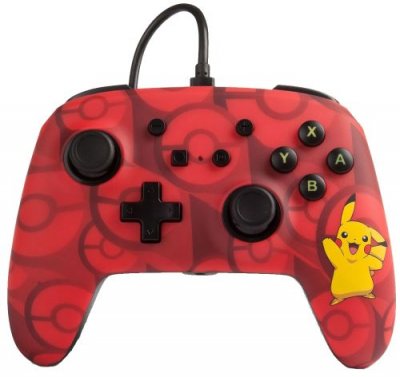 NINTENDO Power A - Wired Controller Pokemon Pikachu Red For  Switch New