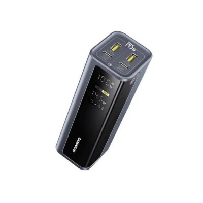 BASEUS Power bank  EnerGeek GP12 20800mAh 145W pantalla digital 2xUSB-C 2xUSB-A carga r&aacute;pida
