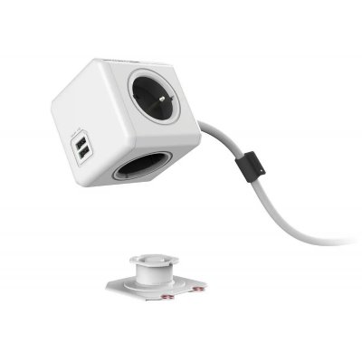 GENERIQUE Power cube extended double usb - trolley grey 8718444082217