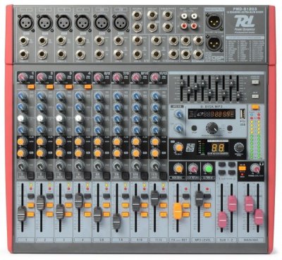POWER DYNAMICS  PDM-S1203 - Console de Mixage, 12 Canaux, DSP/MP3/USB
