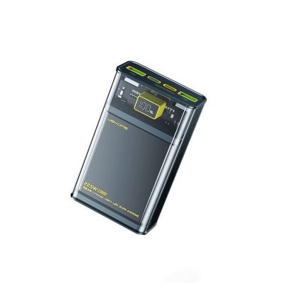 WEKOME Powerbank 20000mAh PD 20W + QC 22.5W Super Charge S&eacute;rie Vanguard  Noir transparent