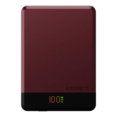 CYGNETT Powerbank Magsafe Magn&eacute;tique 10000mah Avec Port Usb-c Violet 