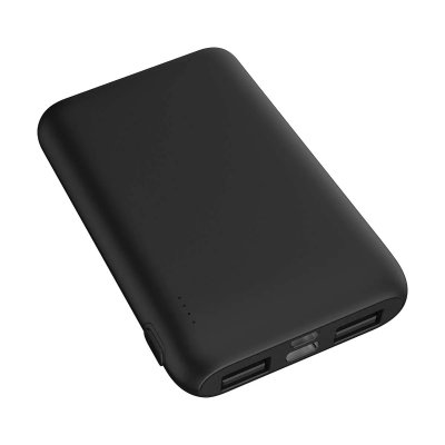 WOW Powerbank USB AplusAplusC 10000mAh FastCharge plus C&acirc;ble USB A/USB C  Noir 