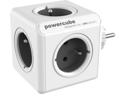 Powercube Allocacoc Original Plug Adapter 5 Outlet Blanc