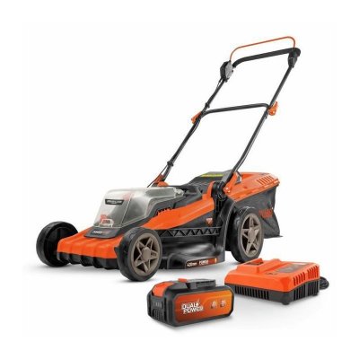 DUAL POWER Powerplus Tondeuse &agrave; Gazon  4Ah Battery 20V