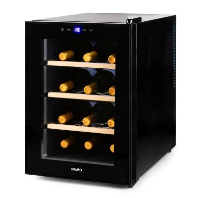  PR190WK Cave &agrave; Vin - 12 Bouteilles - Classe F - Pose Libre - Noir