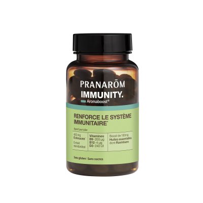 Pranar&ocirc;m Aromaboost Immunity - Immunit&eacute; 60 Capsules - Pot 60 capsules