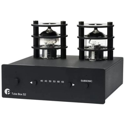 PRO JECT Pr&eacute;amplificateur Phono - Pro-Ject - Tube Box S2 - Noir