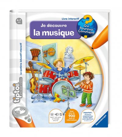 RAVENSBURGER Premier Age Tiptoi - Je D&eacute;couvre La Musique