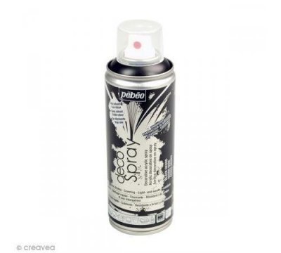 PEBEO Pr&eacute;parateur de surfaces DecoSpray - Gesso noir - 200 ml