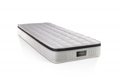 PRESTIGE LITERIE  Matelas Sup&eacute;rieur blanc/noir - 90x200 cm T.U