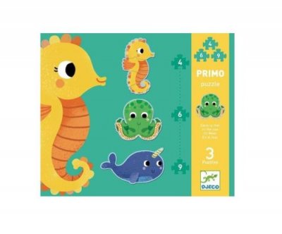 DJECO Primo Puzzle - Dans la Mer 