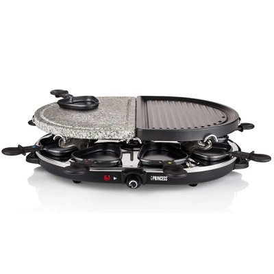 PRINCESS  162710 Appareil A Raclette 8 Personnes - Noir 
