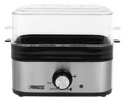 PRINCESS  262041 - Cuiseur &agrave; &oelig;ufs - 350 Watt - argent 